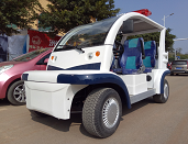 昆明电动巡逻车服务于昆明长水机场空港公司