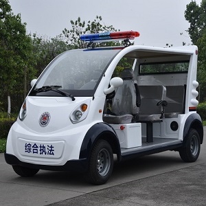 2021款三排座金属壳敞开电动巡逻车ZH-D08J【云南福玛】